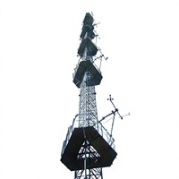 Mât de mesure du vent de haute stabilité de 80 m à technologie professionnelle pour support d'anémomètre et tour météorologique