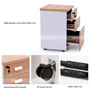 Mfc משרד שולחן חדרון עבור 4 אדם משרד מחיצת <span class=keywords><strong>L</strong></span> צורת תחנת עבודה - Product Image 6