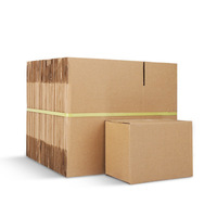 Logo personnalisé impression Carton d'expédition Carton papier ondulé boîte boîte postale ondulée