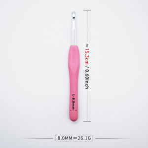 Ganchos <span class=keywords><strong>de</strong></span> ganchillo ergonómicos con estuche <span class=keywords><strong>Agujas</strong></span> <span class=keywords><strong>extra</strong></span> <span class=keywords><strong>largas</strong></span> para mano artrítica para costura - Product Image 2