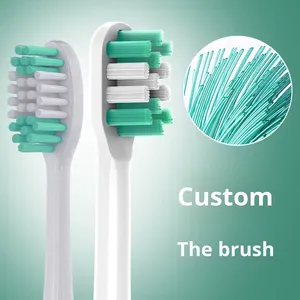 Cabezales de repuesto para cepillo de dientes <span class=keywords><strong>AquaSonic</strong></span> con cubiertas higiénicas antipolvo, cabezal de cepillo de dientes de cerdas suaves para el cuidado de los dientes y las encías - Product Image 2