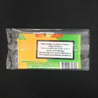 Sacs d'emballage personnalisés en plastique ambré de 25g et 50g pour tabac à rouler, avec fermeture éclair et autocollant
