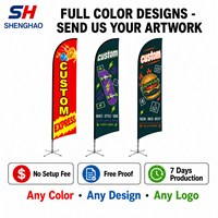 Drapeau de plage personnalisé avec logo, en fibre de carbone, levage automatique, résistant au vent (35 mph), anti-plis, séchage rapide, écologique, portable