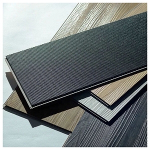 <span class=keywords><strong>Planche</strong></span> de sol en vinyle Click hybride à noyau rigide SPC en chêne gris gaufré à grain de bois - Product Image 3