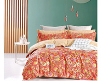 Ensembles de couvre-lit d'été en coton imprimé 7 pièces-Collection de couettes et taies d'oreiller personnalisées