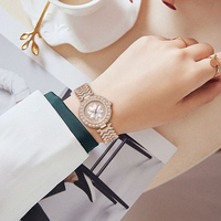 Ensemble de bijoux mode luxe montre bague boucles d'oreilles collier boucles d'oreilles pour femmes avec boîte