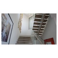 Ace Nouveau Type Escalier Droit Flottant Escalier Droit Escaliers Modernes Escalier Droit en Bois