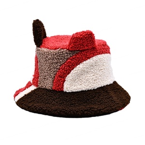 หมวกฤดูหนาวอบอุ่นน่ารักหลากสีหมวกปีกกว้างขน faux ขนปุยมีหู - Product Image 2