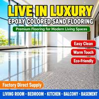 Peinture de sol autolissante époxy colorée haute dureté de marque SL, idéale pour la maison et le garage, avec application au couteau et au truelle – Offre Spéciale