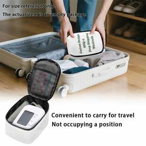 Özelleştirme özel amaçlı çanta baskı talep üzerine katlanabilir küçük öğeler taşınabilir kan basıncı monitörü depolama fermuarlı çanta - Product Image 4