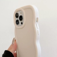 Accessoires mobiles en gros : Coque de téléphone TPU pour iPhone 17 Pro Max, 16, 15, 14, 13, 12 – Design ondulé
