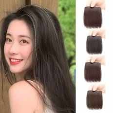 Postizo de un solo pasador de pera para parte delantera, trasera, corte corto, volumen ajustado, accesorio para peinados Gharmapin - Product Image 1