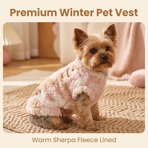 Premium Faux Rabbit Fur Dog Vest Warm Sherpa Fleece Lined Pet Winter Jacket Sleeveless <strong>Cat</strong> <strong>Coat</strong> <strong>for</strong> Small Medium Dogs &amp; <strong>Cats</strong> - Product Image 3