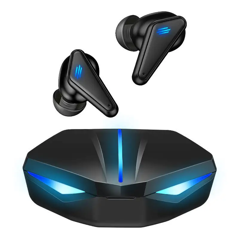 Tws gaming earphone E-sports hot K55 wireless TWS game Bluetooth low delay half in-ear noise reduction cool headset
