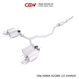 Werks preis Active Sound Auspuff Schall dämpfer Catback Rohrleitungen mit Ventilen für Honda Accord 1.5T MY 2018 Auspuffs pitzen - Product Image 2