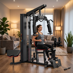 Stazione Fitness Completa per Casa, Macchina Multifunzione con Cavi per Allenamento Completo del Corpo - Product Image 5