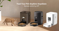 Comedero Automático Inteligente para Mascotas de 2L/67.63oz, Dispensador de Alimentos Lento, ABS de Grado Alimenticio, Acero Inoxidable, Universal 110-240V para Perros y Gatos