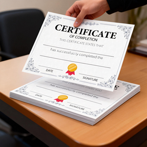 Papel Rígido A4 para Arte, Impresión Digital HD Personalizada, Estampado en Relieve, Resistente a los Arañazos, <span class=keywords><strong>Certificado</strong></span> Duradero para Actividades <span class=keywords><strong>de</strong></span> Reconocimiento Empresarial - Product Image 3