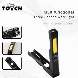 Lampe mécanique à <span class=keywords><strong>LED</strong></span> magnétique multifonctionnelle avec règle pour atelier de réparation de <span class=keywords><strong>voiture</strong></span> Lampe de travail COB rechargeable pliable - Product Image 3