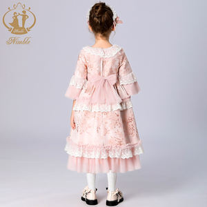 Agile Boutique Lolita Bambini <span class=keywords><strong>Abito</strong></span> Da Sera Le Ragazze Bigné Del Partito Del Vestito Dei Bambini Abiti Lunghi Con Copricapo Tulle <span class=keywords><strong>Abito</strong></span> Da Principessa - Product Image 4