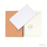 Carnet de notes A5/A6 personnalisé avec logo, reliure spirale, 100 feuilles, couverture en papier imprimé, pour bureau, planning quotidien, papeterie