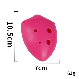 Mini ocarina en résine AC en forme de bouclier à 6 trous, légère, antichoc, incassable, en plastique, sans bavure, pour les cours de musique - Product Image 6