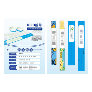 Disposable RFID Mini Tag Hospital Wristband HF Medical ID Band Patient Identification <b>Access</b> <b>Control</b> Custom Logo - Product Image 3
