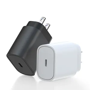 US plug 25W USB C chargeur rapide avec certification ETL pour samsung galaxy et montre intelligente