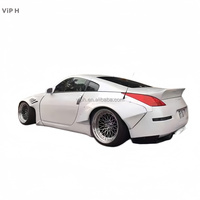 Nouveau kit carrosserie large RB pour 350Z avec pare-chocs avant en fibre de verre, lèvre avant et aileron de garde-boue – Fixation universelle par vis