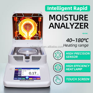 เครื่องวัดความชื้นแบบฮาโลเจนรุ่นใหม่ 120 กรัม เครื่องวิเคราะห์ความชื้นในห้องปฏิบัติการ ความแม่นยำสูง เครื่องทดสอบปริมาณน้ำในห้องปฏิบัติการ - Product Image 2