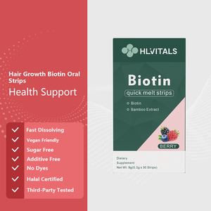 Factory Supply Biotin Oral Strips Enhances Hair Growth Fast-Dissolving Beauty Support Oral <b>Supplements</b> - Product Image 5