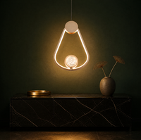 Luminaire suspendu LED moderne à tête unique JACKSUN, hauteur réglable, pour villa et hall, garantie de 2 ans