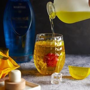 Taza de cóctel de plástico de diseño moderno, Copa martillada de piña Tiki hawaiana, whisky reutilizable para copa de <span class=keywords><strong>vino</strong></span> tinto champán transparente - Product Image 2