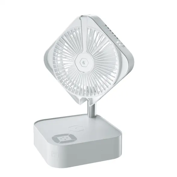 Aletleri ayarlanabilir katlanabilir depolama DC soğutma şarj edilebilir standı sprey küçük masa lambası ile HAVA SOĞUTUCU fan