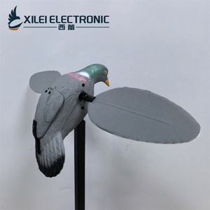 Richiamo Elettrico Girevole a Forma di Anatra in Legno Artificiale, Resistente, con Picchetto Regolabile, Ecologico, Attrattore per Uccelli da Caccia per Attrezzatura da Caccia - Product Image 2