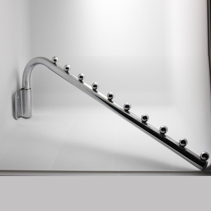 Cửa Hàng Quần Áo Kim Loại Treo Móc Treo Tường Móc Vải Kim Loại Móc Với 10 Hạt - Product Image 1