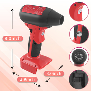 Soplador Inalámbrico Ligero, Limpiador de Polvo <span class=keywords><strong>El</strong></span>éctrico Portátil, Velocidad Ajustable, Funciona con Batería, para Secar Césped y Patios - Product Image 3