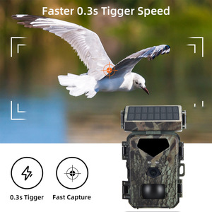 Caméra de chasse avec vision nocturne, alimentée par énergie solaire, étanche, pour utilisation en extérieur - Product Image 3