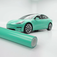Film de protection de carrosserie de voiture de luxe vert brillant, auto-réparant, anti-rayures, changeant de couleur, épaisseur 7,5 mil, garantie 10 ans, protection UV/infrarouge