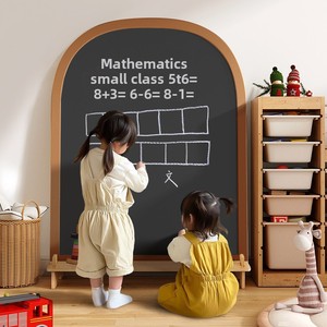 Mesa de Dibujo Magnética de Doble Cara para Niños con Pizarra Negra y Pizarra Blanca, Soporte para Pintar y Escribir para Uso Doméstico - Product Image 2