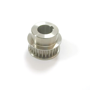 Poulie à charge élevée robuste Solutions personnalisées Poulie synchrone <span class=keywords><strong>en</strong></span> acier aluminium HTD/STD/S/GT Poulies de courroie de distribution série complète - Product Image 4
