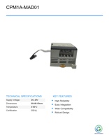 Module d'extension analogique I/O O-M-R PLC CPM1A-MAD01 d'occasion pour unités de contrôle de système CNC et automatisation industrielle