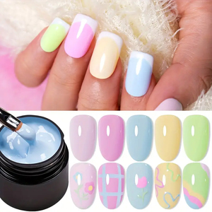 Gel Sólido de Color para Uñas al por Mayor, 5g, UV/LED, Removible, Cremoso, para Esculpir, Pintar y Decorar Uñas, Suministros para Uñas, OEM, ODM - Product Image 4