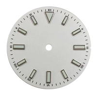 Usine OEM Logo personnalisé NH35 Japon 8215 ETA2836 Blanc 28.5mm Lumineux En Laiton Montre Cadrans Fabricants Montre Cadran Pièces