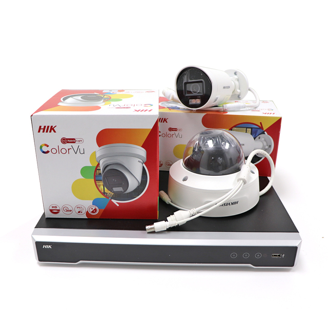 Hot Sale Hik-vision 2MP 4MP 5MP 8MP Bullet Dome Turret POE IP Security Camera NVR System