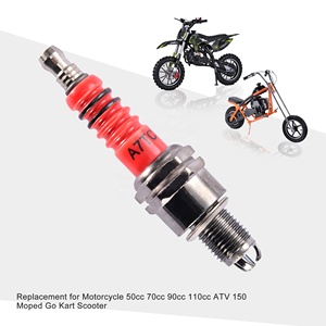 GOOFIT <span class=keywords><strong>Spark</strong></span> <span class=keywords><strong>Plug</strong></span> A7TC Thay Thế 3 Điện Cực Cho Xe Máy 50cc 70cc 90cc 110cc ATV 150 Xe Máy Go Kart - Product Image 6
