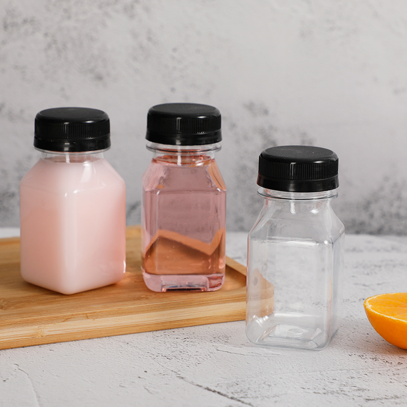 Plastic Juice Wine Shaped Bottle 250ml