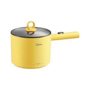 Olla Eléctrica Mini Midea de 2L, Color Amarillo, Estilo Vaporera, Multifuncional, para Uso Doméstico y Estudiantil - Product Image 2