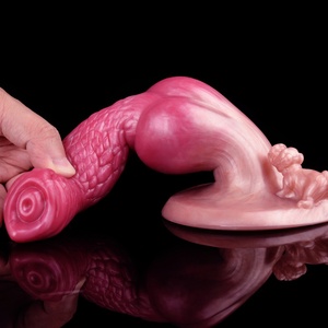 YOCY Fantasy Knot - Dildo de silicona con ventosa para perros, plug anal multicolor, productos eróticos, juguetes sexuales para mujeres - Product Image 5