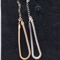 Dainty 18k Plaqué Or Pieds Bijoux Plat Serpent Cheville Femmes Élégant Chevrons Chaîne Cheville